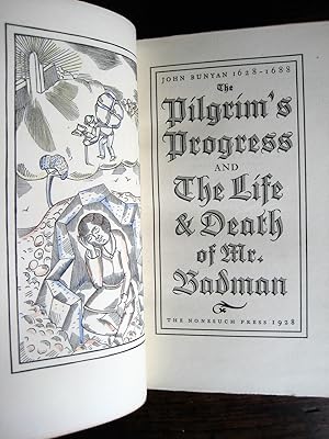 Seller image for The Pilgrim's Progress and The Life and Death of Mr. Badman. [Edited by G.B. Harrison]. (Wood-cuts by Karl Michel) for sale by James Fergusson Books & Manuscripts