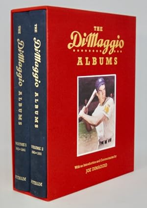 Image du vendeur pour The DiMaggio Albums: Selections from Public and Private Collections Celebrating the Baseball Career of Joe DiMaggio (2 volume set with slipcase) mis en vente par Haaswurth Books