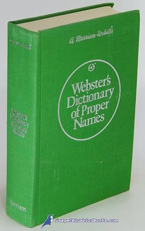 Webster's Dictionary of Proper Names