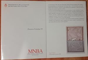 PREMIOS FUNDACIÓN AMALIA LACROZE DE FORTABAT 99