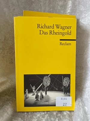 Bild des Verkufers fr Das Rheingold zum Verkauf von Antiquariat Jochen Mohr -Books and Mohr-
