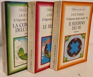 Bild des Verkufers fr Il Signore degli Anelli. 1) La Compagnia dell'Anello. Seconda ristampa della prima edizione del Gennaio 1977. 2) Le Due Torri. 3) Il Ritorno del Re. zum Verkauf von FIRENZELIBRI SRL