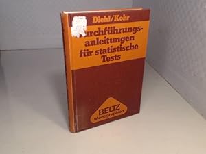 Seller image for Durchfhrungsanleitungen fr statistische Tests. (= Beltz-Monographien). for sale by Antiquariat Silvanus - Inhaber Johannes Schaefer