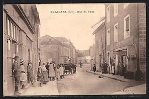 Carte postale Fraisans, Rue de Rans