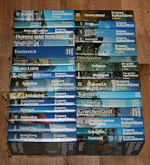31 Bände - KNAURS KULTURFÜHRER in Farbe - Deutschland, Europa, Österreich, Schweiz, Italien, Fran...
