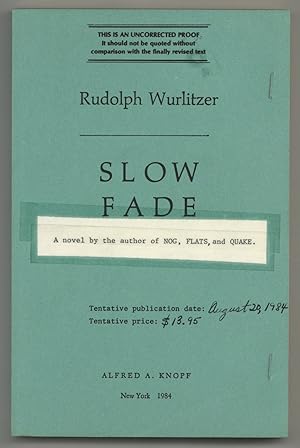 Image du vendeur pour Slow Fade mis en vente par Between the Covers-Rare Books, Inc. ABAA