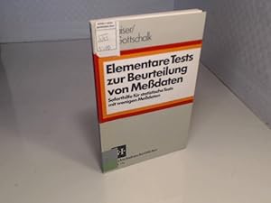 Bild des Verkufers fr Elementare Test zur Beurteilung von Medaten. Soforthilfe fr statistische Tests mit wenigen Medaten. (= Hochschultaschenbcher - Band 774). zum Verkauf von Antiquariat Silvanus - Inhaber Johannes Schaefer