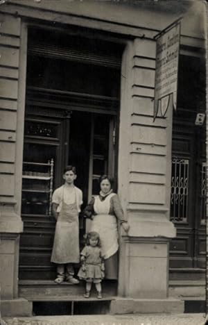 Foto Ansichtskarte / Postkarte Geschäft, Bäckerei, Schowalderstraße