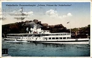 Ansichtskarte / Postkarte Niederländer Personendampfer Juliana, Prinses der Nederlanden