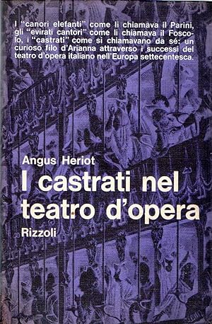 Seller image for I castrati nel teatro d'opera for sale by Messinissa libri