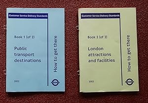 Imagen del vendedor de Public transport destinations,+ London attractions and facilities. How to get there, Books 1 and 2 (of 2). 2002. a la venta por Tony Hutchinson