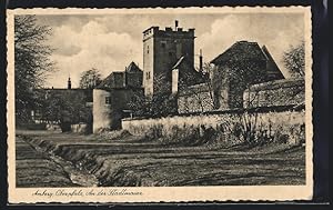 Ansichtskarte Amberg /Oberpfalz, An der Stadtmauer