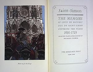 Seller image for The Memoirs of Louis de Rouvroy Duc de Saint-Simon Covering the Years 1691-1723 for sale by Barter Books Ltd