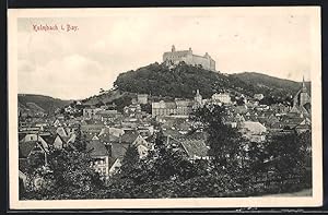 Bild des Verkufers fr Ansichtskarte Kulmbach i. Bay., Ortsansicht mit dem Schloss zum Verkauf von Bartko-Reher