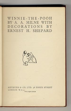 Winnie the Pooh [.] With decorations by Ernest H. Shepard.