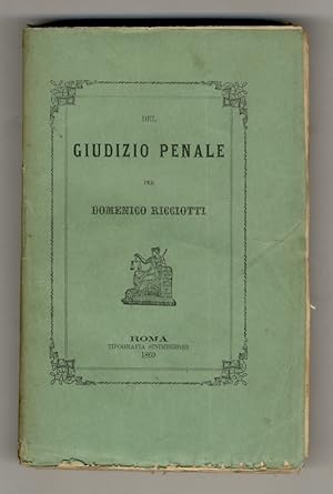 Del giudizio penale.