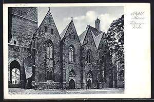 Ansichtskarte Alsfeld i. Hessen, Partie an der Walpurgiskirche