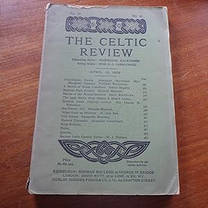 The Celtic Review, Published Quarterly - Volume IV No.16 Apr 1908