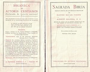 Image du vendeur pour SAGRADA BIBLIA mis en vente par Librera Torren de Rueda