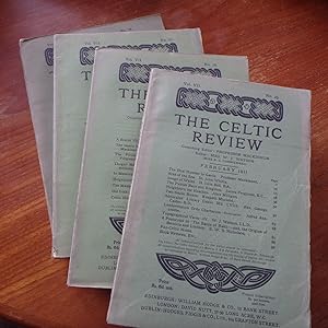 The Celtic Review, Published Quarterly - Volume VII Complete: Nos.25-28 complete in separate part...