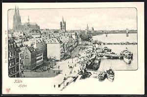 Ansichtskarte Köln, Hafen