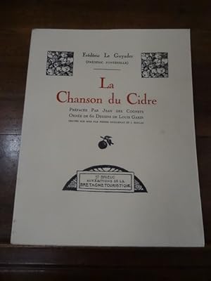 La Chanson du Cidre, préfacée par Jean des Cognets.
