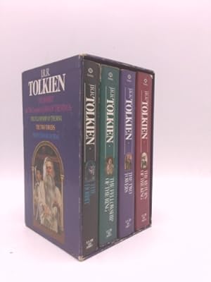 Imagen del vendedor de J.R.R. Tolkien Original 4-Book Boxed Set From 2001: The Hobbit, The Fellowship of the Ring, The Two Towers, The Return of the King (When FellowShip Of The Ring First Came Out) (The Lord Of The Rings) a la venta por ThriftBooksVintage