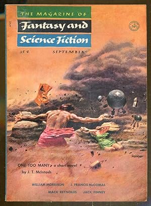 Bild des Verkufers fr The Magazine of Fantasy & Science Fiction: September, 1954 zum Verkauf von Dearly Departed Books
