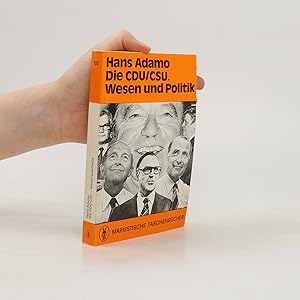 Image du vendeur pour Die CDU, CSU mis en vente par Bookbot