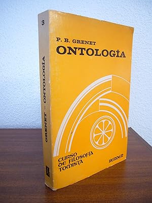 Image du vendeur pour ONTOLOGA (Curso de Filosofa Tomista, 3) mis en vente par Libros Mmesis