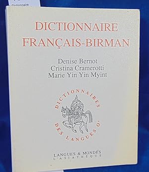 Seller image for Dictionnaire franais-birman for sale by librairie le vieux livre