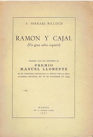 Seller image for Ramn y Cajal (Un gran sabio espaol) for sale by LIBRERA LAS HOJAS