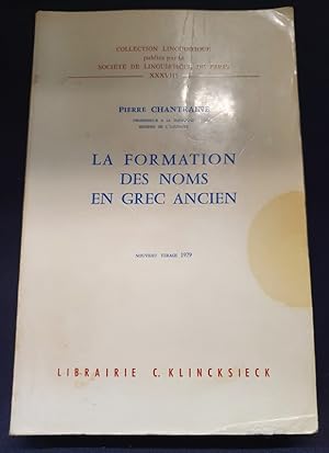 Bild des Verkufers fr La formation des noms en grec ancien zum Verkauf von L'ENCRIVORE (SLAM-ILAB)