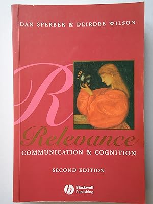 Image du vendeur pour RELEVANCE. Communication and Cognition mis en vente par GfB, the Colchester Bookshop