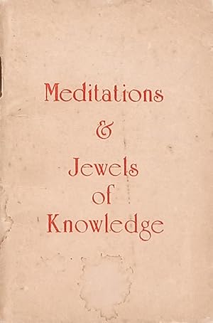 Imagen del vendedor de Meditations & Jewels of Knowledge a la venta por The Book Place