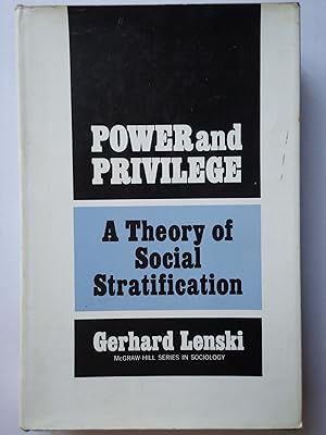 Seller image for POWER AND PRIVILEGE. A Theory of Social Stratification for sale by GfB, the Colchester Bookshop