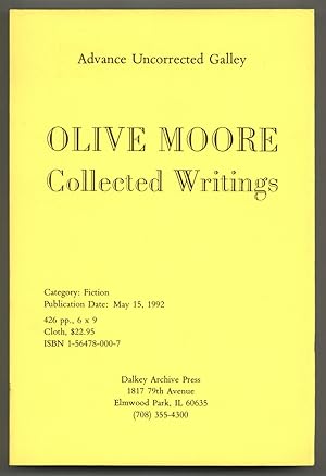 Immagine del venditore per Collected Writings venduto da Between the Covers-Rare Books, Inc. ABAA