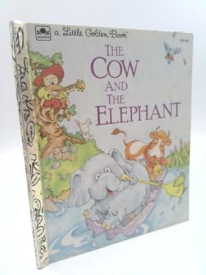 Bild des Verkufers fr The cow and the elephant (A Little Golden Book) zum Verkauf von ThriftBooksVintage