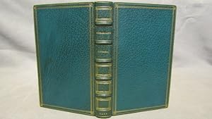 Dream-Life a Fable of the Seasons. Fine binding of full teal blue oasis levant morocco leather 1901.