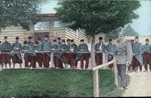 Ansichtskarte / Postkarte Kriegsgefangene Franzosen, I WK