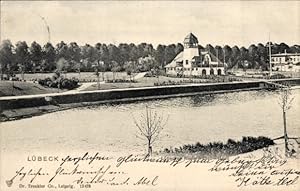 Ansichtskarte / Postkarte Lübeck, Lübecker Ruder-Club-Haus, Bootshaus