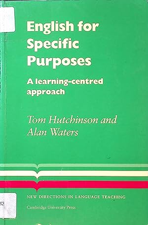 Image du vendeur pour English for Specific Purposes: A learning-centred approach mis en vente par books4less (Versandantiquariat Petra Gros GmbH & Co. KG)