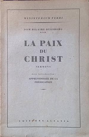 Seller image for La Paix du Christ Ministerium Verbi for sale by books4less (Versandantiquariat Petra Gros GmbH & Co. KG)