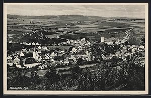 Ansichtskarte Hohenfels /Opf., Ortsansicht mit Umgebung