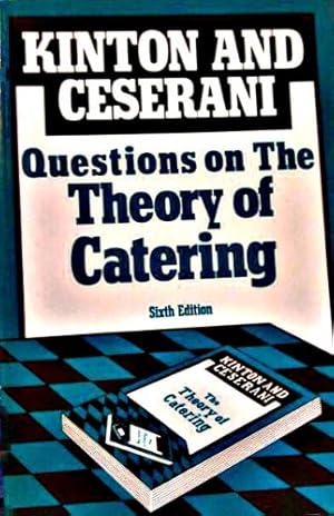 Image du vendeur pour Questions on the Theory of Catering mis en vente par WeBuyBooks 2