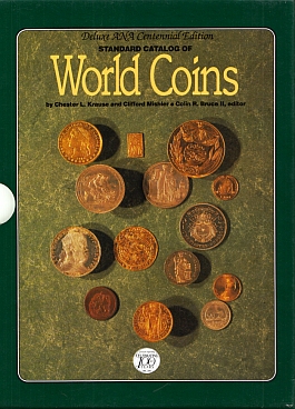 Bild des Verkufers fr Standard Catalog of World Coins 1701-1994. Deluxe ANA Centennial Edition. Two vols in cassette. zum Verkauf von Fokas Holthuis