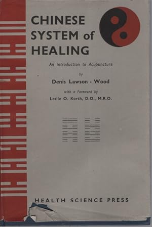 Bild des Verkufers fr CHINESE SYSTEM OF HEALING : AN INTRODUCTORY HANDBOOK TO CHINESE MASSAGE TREATMENT AT THE CHINESE ACUPUNCTURE POINTS FOR INFLUENCING THE PSYCHE, WITH DIAGRAMS, REPERTORIES AND INDEXES zum Verkauf von Dromanabooks