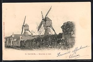 Ansichtskarte Saumur, Moulins à vent