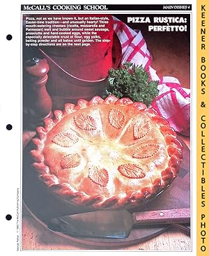 McCall's Cooking School Recipe Card: Main Dishes 4 - Pizza Rustica : Replacement McCall's Recipag...
