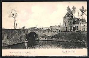 Ansichtskarte Castelnaudary, Pont et Moulins de St. Roch
